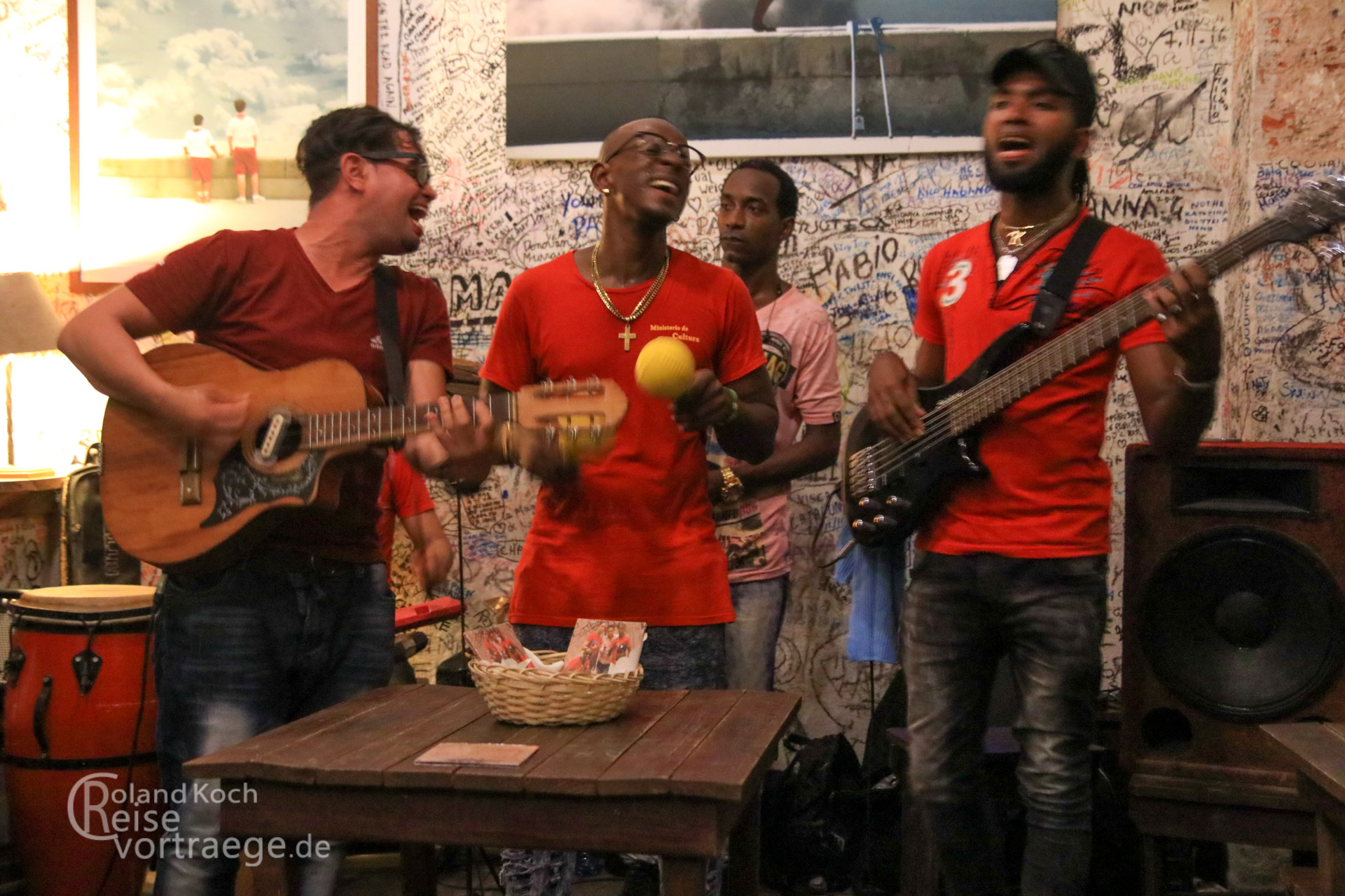 Cuban music in a bar in Havana